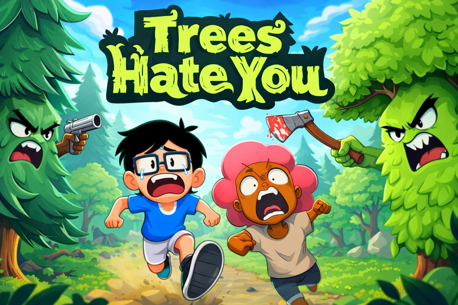 Trees Hate You game cover background